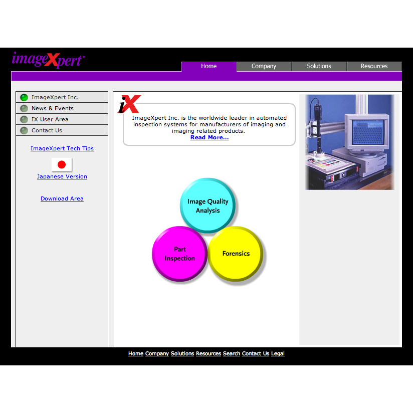 ImageXpert — Corporate Website