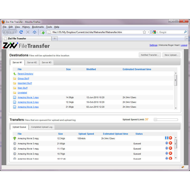 ZiXi — File Transfer Wizard